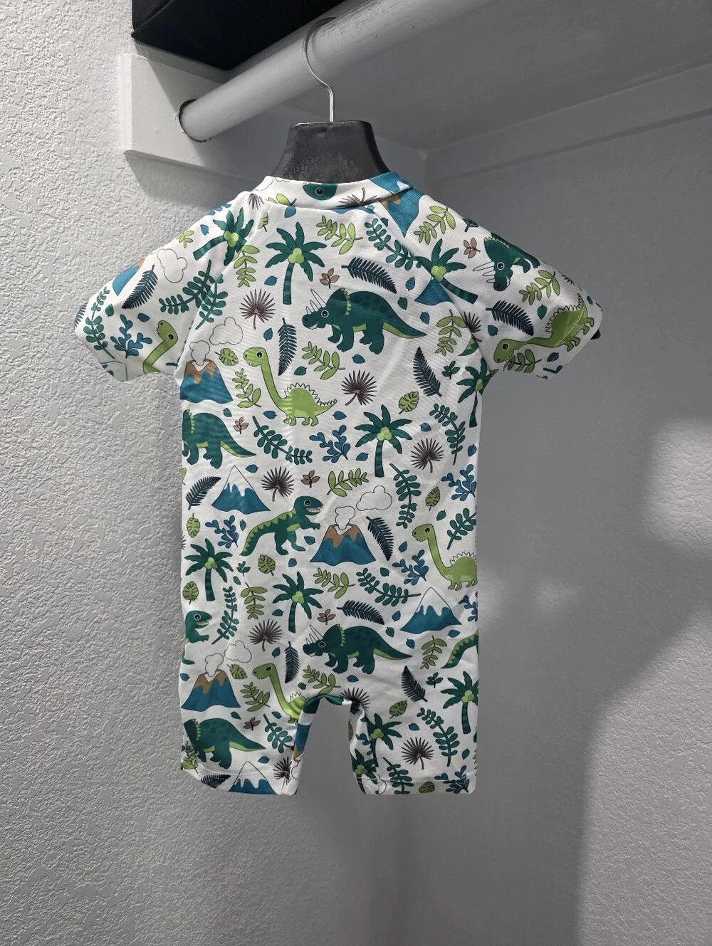 Toddler Boy 18-24m One Piece Green Dino Swimsuit